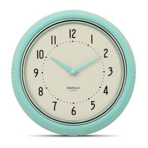 Reloj Pared Retro Aqua